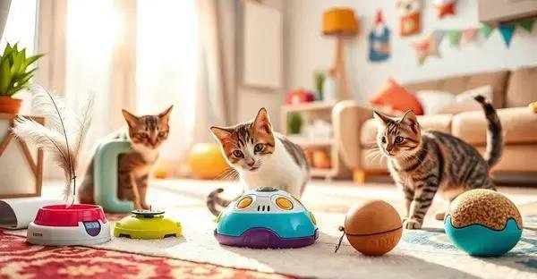 5 Brinquedos Interativos para Gatos que Vão Encantar Seu Pet